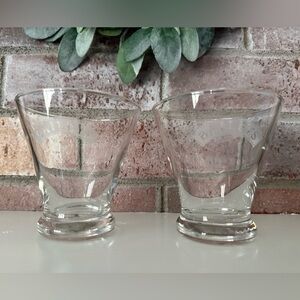 Pair of Baileys Cocktail Glasses